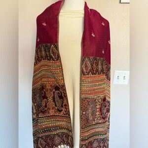 Patterned scarf